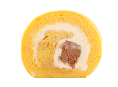 チョコ　チーズロールケーキ